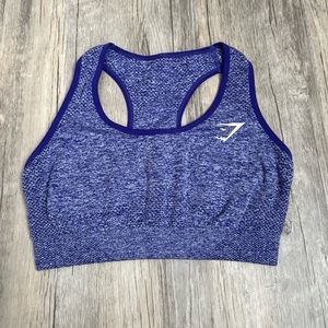 Gymshark Vital Seamless Purple Marl Sports Bra